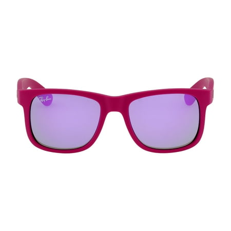 Ray-Ban Justin Color Mix Nylon Frame Mirror Violet Lens Unisex Sunglasses RB4165