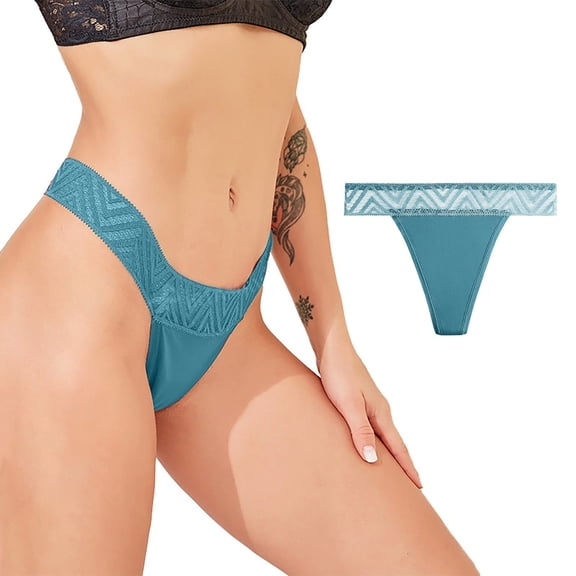 Nexjvus Period Underwear for Women High Waist Lace Leak Proof Thong Panties Size S-4XL