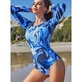 thumbnail image 2 of BeautyIn Women One Piece Rash Guard Swimsuits UV UPF 50+ Swim Shirt Bathing Suit, 2 of 6