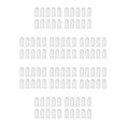 thumbnail image 1 of Guardurnaity 10X cubierta del dedo del pie herramienta para el cuidado de los pies separadores de dedos tapas tamaño compacto ahorro de espacio Pequeño 10Conjunto, 1 of 6
