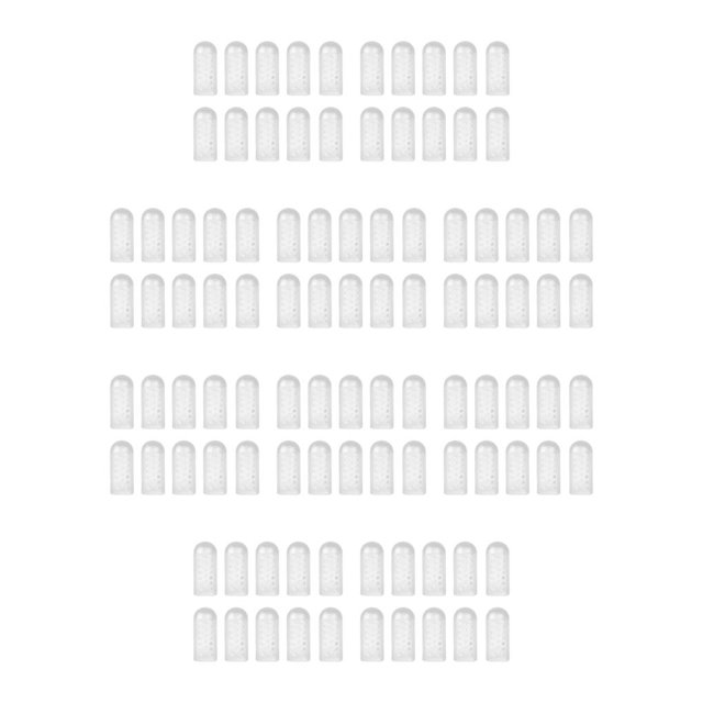 Guardurnaity 10X cubierta del dedo del pie herramienta para el cuidado de los pies separadores de dedos tapas tamaño compacto ahorro de espacio Pequeño 10Conjunto