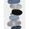thumbnail image 2 of Thompson, Justin 25x32 White Modern Wood Framed Museum Art Print Titled - Emerge Blue I, 2 of 4