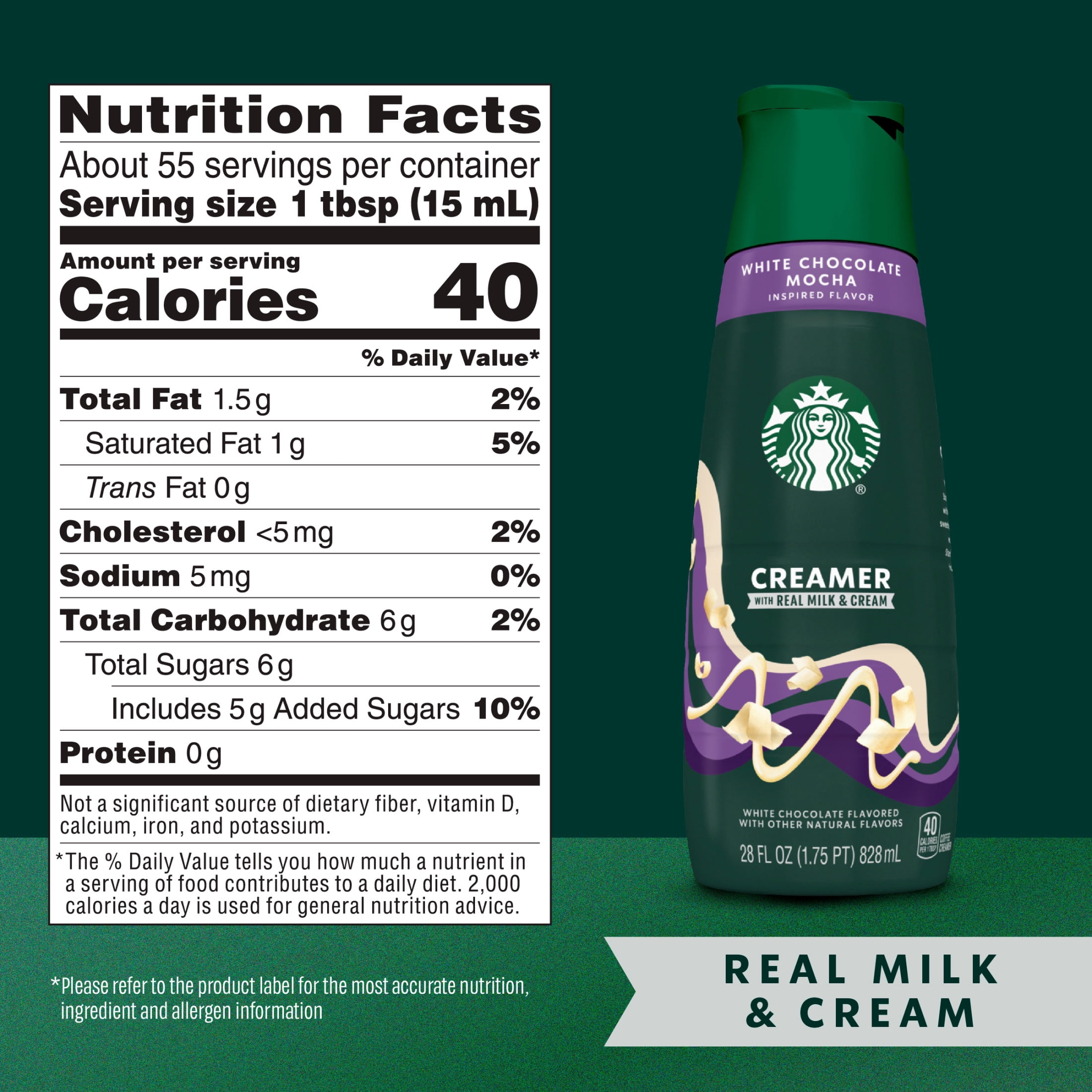Starbucks White Chocolate Mocha Creamer, 28 fl. oz. Bottle 28 fl oz