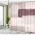 thumbnail image 4 of Ambesonne Abstract Shower Curtain, Grunge Design Art Abstract, 69"Wx75"L, Dried Rose, 4 of 4