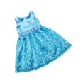 thumbnail image 5 of Elegante Vestido de Noche de Muñecas Vestido Sin Mangas de Lentejuelas Conjunto de Traje de Princesa para Muñeca de 18 Pulgadas Azul Zulema Vestido sin mangas de muñeca, 5 of 5