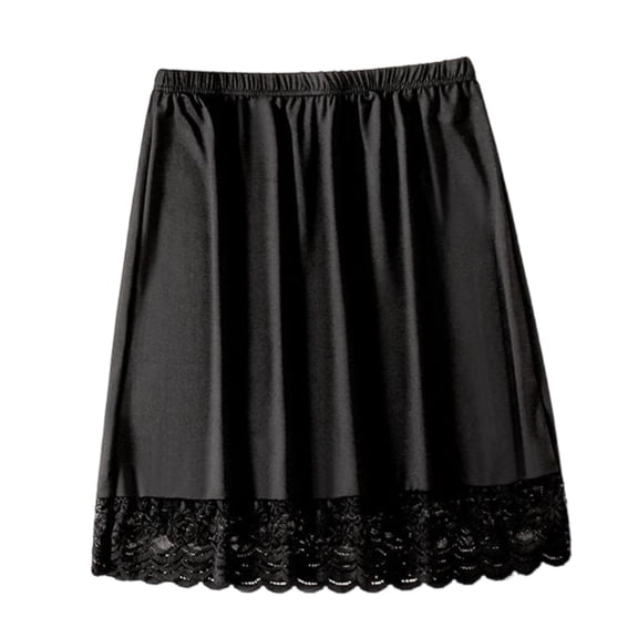 Half Slips for Women Lace Short Underskirt Dress Ladies Underwear Petticoat