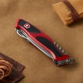 thumbnail image 6 of Victorinox Ranger 79 M Swiss Army Knife 12 Function Swiss Made Pocket Knife With Large Blade, Corkscrew, Reamer, Punch and Sewing Awl - Red/Black, 6 of 6