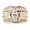 gold, variant on Promise Rings for Couples,Rust-Proof Wedding Bands for Couples,Graceful Design Couples Rings,Gold Plated