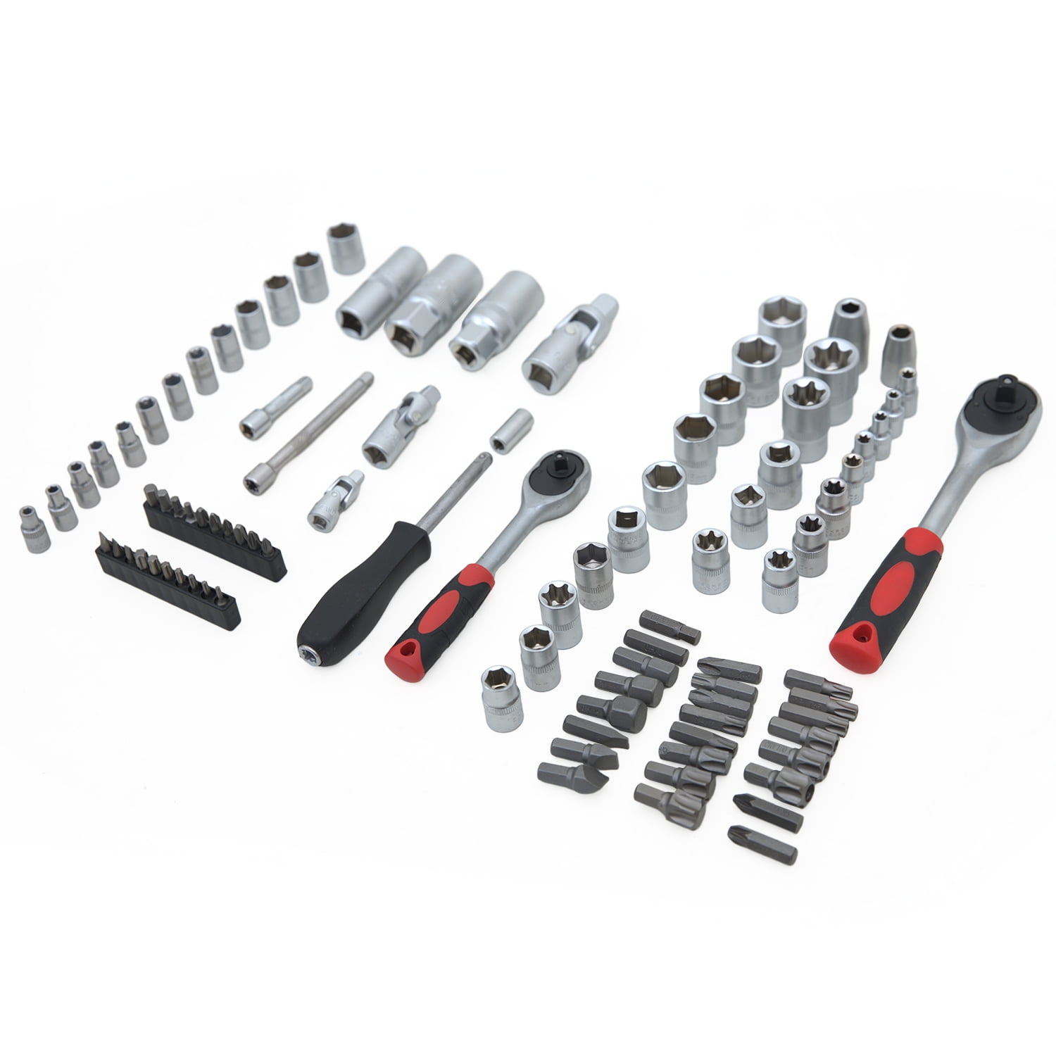 Hantinstom 94p Ultimate Sockets Set Comprehensive Hand Tool Set Perfect for Home Essentials College Dorm Car Emergency Kit