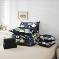 thumbnail image 6 of Castle Fairy Adults Female Men Baseball Gamer Twin Bedding Sets 7-Piece,Abstract Honeycomb Hexagon Bedding Comforter Set Microfiber,Sport Theme Breathable Sheet Sets,Microfiber Bedroom Decor, 6 of 8
