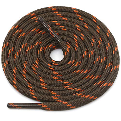 DELELE 2 Pair Thick Round Climbing Shoelaces Hiking Shoe Laces Boot Laces 