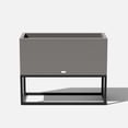 thumbnail image 1 of Veradek Block Series Raised Long Box Plastic Planter - (38 in., Gray), 1 of 10