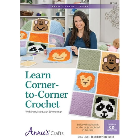 Crochet Tailored Split Corner Bedskirt - Learn Corner-to-Corner Crochet Class DVD : With Instructor Sarah Zimmerman