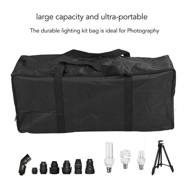Photo Studio Equipment Large Carrying Bag with Handle Dual Zipper for Tripod Light Stand Photography Lighting Kit 75x20x30cm 29.5x7.9x11.8in Walmart