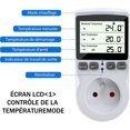 thumbnail image 4 of Toma de termostato, controlador de temperatura, temporizador digital programable con sonda, toma de termostato, invernadero de calefacción, acuario 1pc, 4 of 5
