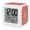 Red, Terracotta, Coral, Salmon, variant on Bohemia Digital Alarm Clock for Bedrooms,Smart LED Alarm Clock with 7 Color Changing Night Light,Retro Abstract Simple Sun Sunshine Aesthetic Green Silent Wake Up Clocks for Sleep Study 3.2"x3.2"
