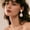 Rose gold, variant on Long Full Rhinestone Teardrop Crystal Dangle Chandelier Drop Earrings Fashion Jewelry(six Color)