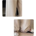 thumbnail image 5 of Otqutp Fleece Lined Sweatpants for Girls Elastic High Waist Wide Leg Baggy Joggers Pants Winter Casual Athletic Pants, 5 of 8