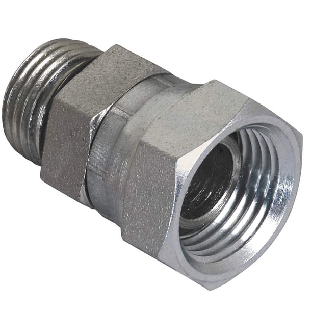 Adaptador hidráulico Apache 39005875 5/8 pulgadas M x 1/2 pulgadas F giratorio