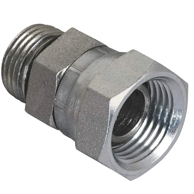 Adaptador hidráulico Apache 39005875 5/8 pulgadas M x 1/2 pulgadas F giratorio