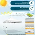 thumbnail image 3 of COBIZI 10x10 Pop Up Canopy Tent, Waterproof Instant Canopy with Sandbags, Stakes & Ropes, UPF 50+ Sun Shade Portable Shelter for Outdoor Party, Events, Vendor, Backyard, White, 3 of 11