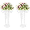 thumbnail image 2 of 2Pcs Acrylic Flower Stand, 23.62in Tall Wedding Flower Stand,Wedding Centerpieces Vase for Anniversary Ceremony Birthday Party Restaurant Hotel Decoration, 2 of 9