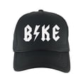 thumbnail image 1 of Bike Thunderbolt Adjustable Foam Trucker Hat w/ Rope Brim - Black, 1 of 2