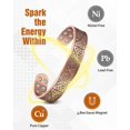thumbnail image 2 of Pulsera Jecanori de cobre para hombre con 18 veces de fuerza magnética, 2 of 9