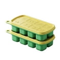 thumbnail image 3 of Lubelski Ice Cube Mold Food Grade Non-stick Reusable Multi-compartment Multipurpose Eco-Friendly Quick Release 8 Grids Ice Cube Maker Tray Kitchen Tool, 3 of 8