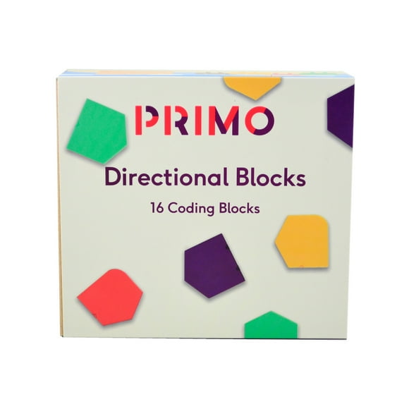 PRIMO Blocs Directionnels Éducatifs Cubetto – 16 Blocs de Codage pour Robot Cubetto Blocs Logiques