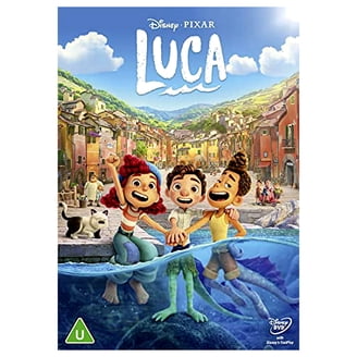 Disney Luca DVD, PG, Sea Monster Adventure Movie for Kids & Family
