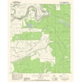 thumbnail image 2 of USGS 12x14 White Modern Wood Framed Museum Art Print Titled - Lac Sainte Agnes Louisiana Quad - USGS 1982, 2 of 4
