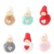 thumbnail image 1 of Adornos de coches Ángel de Navidad Bola de peluche colgante Mini muñeco de nieve Pe, 1 of 5
