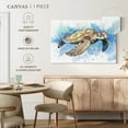 thumbnail image 5 of Elephant Stock Underwater Beige Turtle Wall Art - Horizontal Canvas Wall Art - Living Room Wall Decor - Animal Canvas - White And Yellow Decor - 45" x 30", 5 of 8