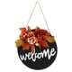 thumbnail image 1 of Letrero redondo de madera para puerta, letrero redondo de madera para puerta, letrero de granja, decoración de Halloween, letreros de puerta de alta capacidad, 1 of 9