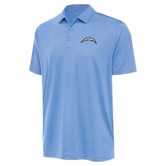 Men's Antigua  Powder Blue Los Angeles Chargers-Ellipse Performance Polo