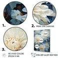 thumbnail image 3 of Designart "Blissful White And Blue Mums In The Garden I" Mums Floater Framed Canvas Prints, 3 of 5