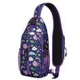 thumbnail image 1 of Cute Cartoon Axolotl Sling Bag with Adorable Kawaii Fantasy Creature Print, Lightweight Crossbody Backpack, Adjustable Strap, Durable for Outdoor and Daily Use, 1 of 5