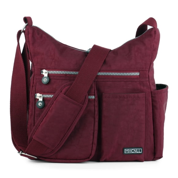 MHCNLL Bolso Bandolera con Bolsillo RFID Antirrobo - Monedero Ligero Resistente al Agua para Mujer