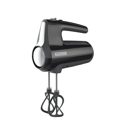 BLACK+DECKER Helix Performance 5-Speed Premium Hand Mixer, Nylon, Black