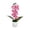 Pink, variant on SLYNSHome Artificial Orchid Flowers with Potted Fake Blue Orchid Flower Plants Vase Table Centerpieces Look Real Realistic Flowers for Indoor Decor