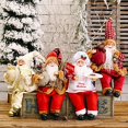 thumbnail image 4 of Muñeco de Papá Noel Feliz Navidad Decoraciones 2023 Para el hogar Adornos navideños Regalos de Navidad Natal Feliz Año Nuevo 2024, 4 of 5