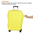 thumbnail image 3 of Unique Bargains Elastic Silk Travel Luggage Cover, Washable Protective Suitcase Protector Bag Yellow for 20 Inch Wheeled Suitcase, 3 of 5