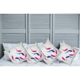 thumbnail image 6 of Ambesonne Japanese Throw Pillow Cover 4 Pack, Fish Yin Yang, 20", Pink Blue, 6 of 6