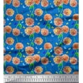 thumbnail image 1 of Soimoi Poly Georgette Fabric Geometric Maze,Butterfly & Dahlia Floral Print Fabric by the Yard 42 Inch Wide, 1 of 1