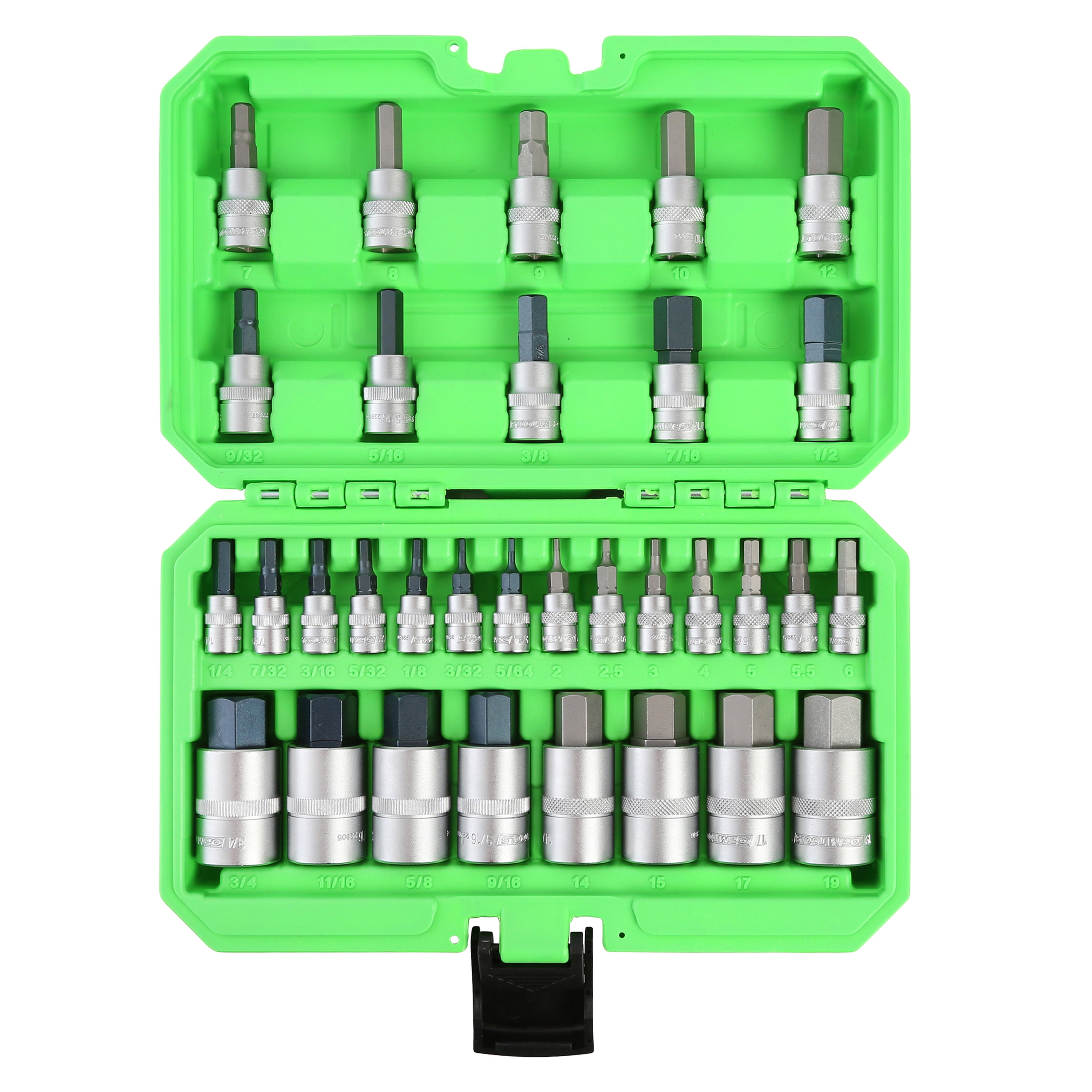OEMTools 32 Piece Hex Bit Socket Set
