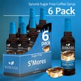 thumbnail image 6 of Syruvia Sugar-Free S'mores Syrup for Drinks 1 Case (6 Bottles, 25.4 fl oz Each) S'mores Flavoring Syrup, 6 of 8