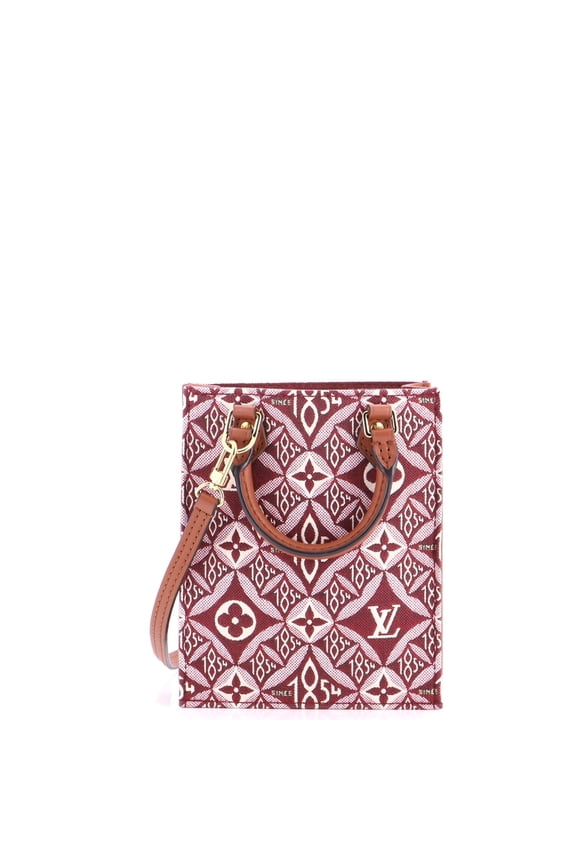 Pre-Owned Petit Sac Plat Bag Limited Edition Since 1854 Monogram Jacquard By Rebag