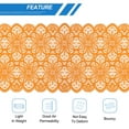 thumbnail image 4 of Unique Bargains Lace Ribbon 10 Yards 7 Inch Lace Flower Trim for Craft Headbands Wedding Tangerine, 4 of 5