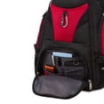 thumbnail image 2 of SwissGear 1900 Scansmart TSA 17-Inch Laptop Backpack, Black/Red, 2 of 6